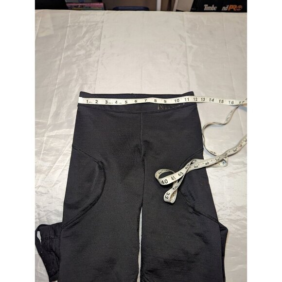 Nike Pro Leggings Womens Small Hyperwarm Black Yoga Running Gym Compression - Picture 10 of 13
